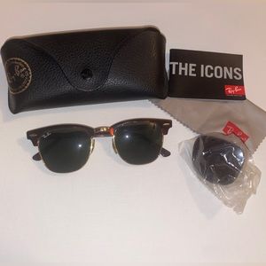 Ray Bans Club Masters Black & Gold